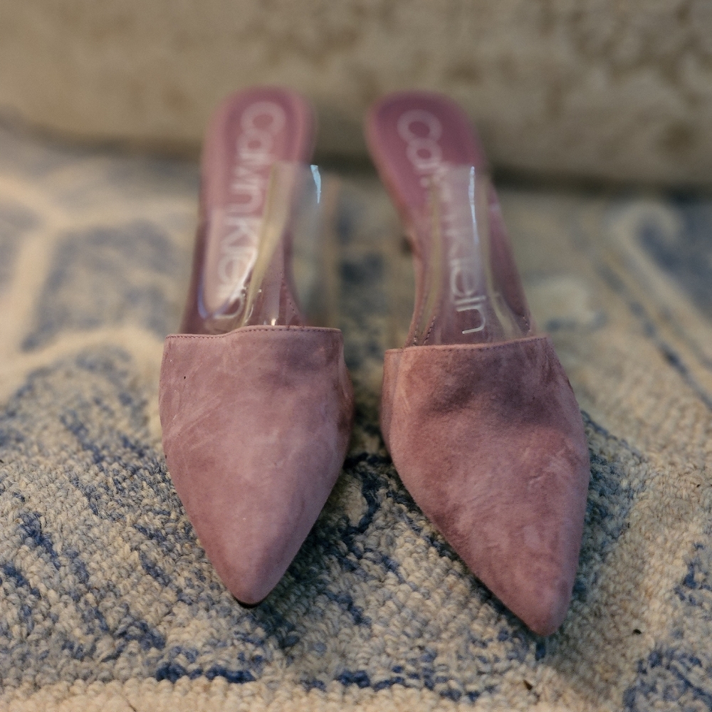 Calvin Klein slide pumps